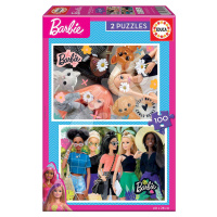 Puzzle Barbie Disney Educa 2 x 100 dílků
