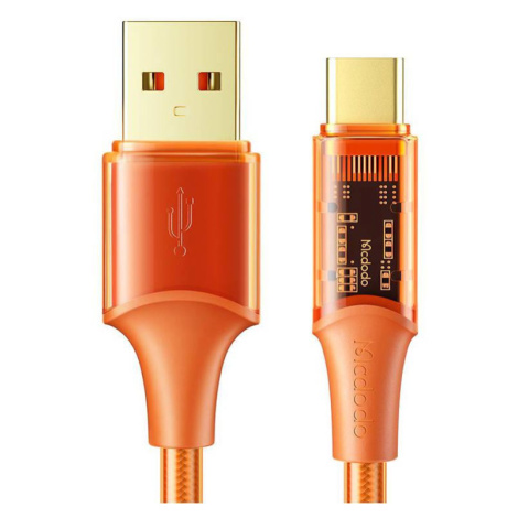 Kabel Mcdodo USB-C CA-3150, 6A, 1,8 m (oranžový)