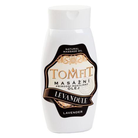 Tomfit přírodní masážní olej levandula 250 ml