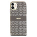 DKNY PC/TPU Repeat Pattern Tonal Stripe Magsafe kryt iPhone 11 béžový