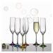 Crystalex sklenice na šampaňské Rainbow 190 ml 6KS