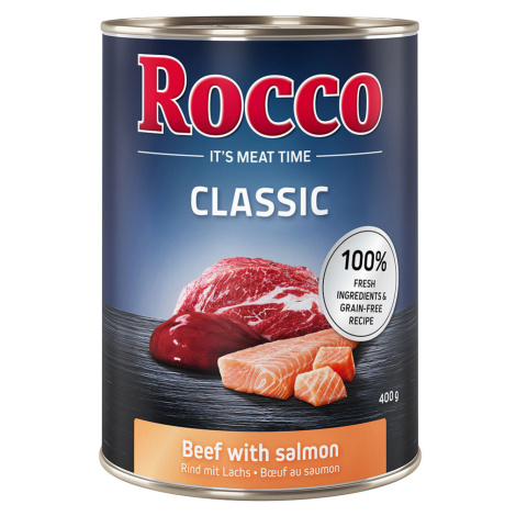 Rocco Classic 12 x 400 g - Hovězí s lososem