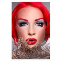 Fotografie Redhead covergirl, olgaecat, (26.7 x 40 cm)