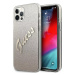 Kryt Guess iPhone 12/12 Pro 6,1" gold hardcase Glitter Gradient Script (GUHCP12MPCUGLSGO)