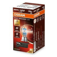 OSRAM H11 12V 55W PGJ19-2 NIGHT BREAKER 220 +220% 1ks 64211NB220