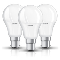 3PAK LED žárovka LED B22d A60 8,5W = 60W 806lm 2700K Teplá 360° OSRAM