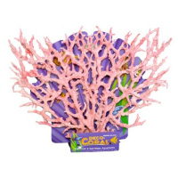 Penn Plax DECO-CORAL L růžovobílá 25x18cm