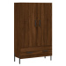 vidaXL Skříň highboard hnědý dub 69,5 x 31 x 115 cm kompozitní dřevo