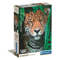 Puzzle 500 Jaguar v džungli Compact