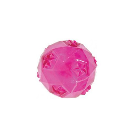 Hračka pes míček TPR POP Ball 6cm růžová Zolux