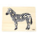 Puzzle na podložce s držadly Viga 44603 zebra