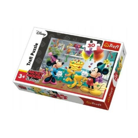 Puzzle Mickey a Minnie slaví narozeniny Disney 30 dílků