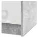 Noční stolek OPTIMUS 38-009 bílá/beton