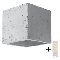 Brilagi Brilagi -  LED Nástěnné svítidlo MURO 1xG9/3,5W/230V beton