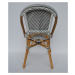 FaKOPA s. r. o. BISTRO - židle z umělého ratanu - bílá