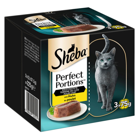 Sheba Perfect Portions 16 x 6 misek (48 x 37,5 g) - Paštika s kuřecím masem