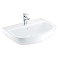 Sada Grohe Bau Ceramic Bundle 60,9x44,2 cm alpine-white s baterií Start Flow otvor pro baterii u