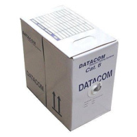 Datacom drát, CAT6, FTP, LSOH, 305m/cívka