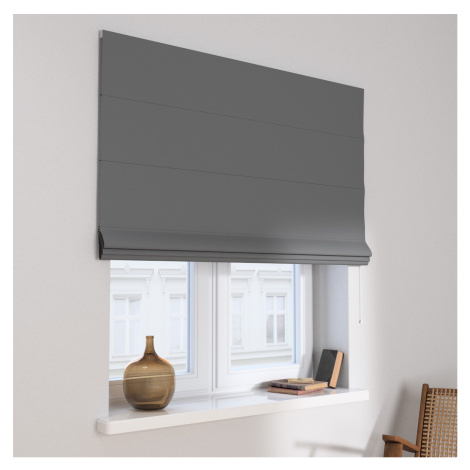 Dekoria Římská roleta Capri, grafit, Blackout FR Premium, 269-29