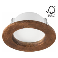 LED Podhledové svítidlo WOODY SPOT LED/5,5W/230V 4000K třešeň ø 10 cm