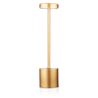 HJA28-ROSEGOLD-2 | 34 cm Stolní lampa s vestavěnou baterií | Noční lampa se třemi barvami světla