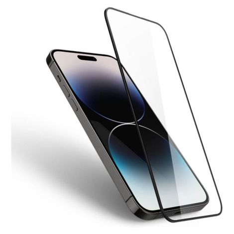 3x 3D tvrzené sklo s rámečkem pro Apple iPhone 16 Pro Max - černé - 2+1 zdarma