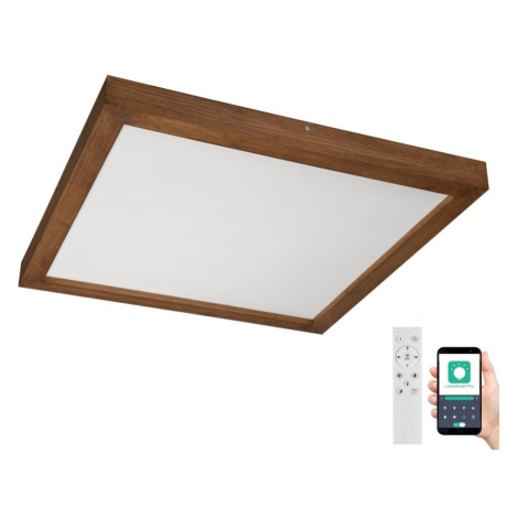 Brilagi-LED Stmívatelné svítidlo WOODY FRAME LED/50W/230V dub 60x60 cm IP44 + DO 8590828607281