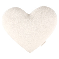 Cotton & Sweets Boho polštář srdce vanilka 44x44 cm