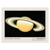 Obrazová reprodukce The Planet Saturn (Stargazing / Vintage Space Station / Astronomy / Celestia