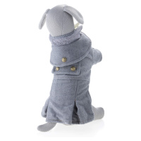 Vsepropejska Rossi zimní kabát pro psa s fleecem Barva: Šedá, Délka zad (cm): 21, Obvod hrudníku