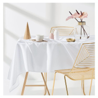 Dekorační ubrus na stůl v bíle barvě 110 x 160 cm