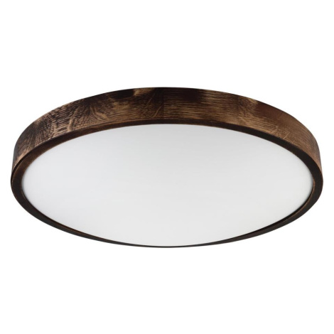 LED Stropní svítidlo OAK SMOKY SLIM LED/36W/230V 4000K pr. 47 cm dub/tmavě hnědá LD-PD-8.3/LED36