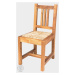 FaKOPA s. r. o. NANDA MINI - dětská židle s výpletem z teaku