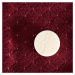 Bavlněný froté ručník se vzorem OLIWIER 50x90 cm vínová 520 gr Mybesthome