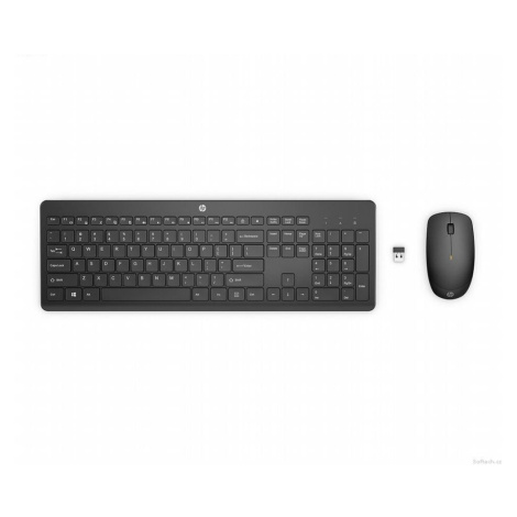 HP 235WL bezdrátový set klávesnice s myší Černá
