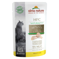 Almo Nature HFC Natural Plus 12 x 55 g - kuřecí stehna