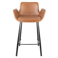 Koňakově hnědé barové židle v sadě 2 ks 91,5 cm Brit – Zuiver