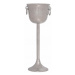 Estila Designová nádoba na chlazení šampaňského Perlea v matném stříbrném odstínu 80cm
