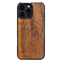 Dřevěné Pouzdro Bewood pro iPhone 16 Pro Max Vlk Imbuia