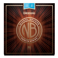 D'Addario NB1047-12 Nickel Bronze Acoustic Light 12-String