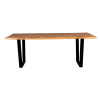 Jídelní stůl s deskou z akácie 90x180 cm Aka – Dutchbone