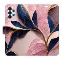 iSaprio flip pouzdro Pink Leaves pro Samsung Galaxy A13 / A13 5G