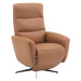 Livetastic RELAXAČNÍ KŘESLO, textil, kůže, hnědá