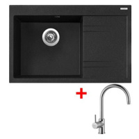 Sinks Rim 780 L Granblack + Vitalia