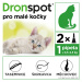 Dronspot 30 mg/7,5 mg pro malé kočky spot-on 2x0,35 ml
