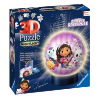 Puzzle-Ball Gabby’s Dollhouse 72 dílků (noční edice) Ravensburger