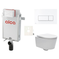 Cenově zvýhodněný závěsný WC set Alca k zazdění + WC SAT Brevis SIKOAW7