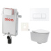 Cenově zvýhodněný závěsný WC set Alca k zazdění + WC SAT Brevis SIKOAW7