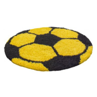 Dětský kusový koberec Fun 6001 yellow