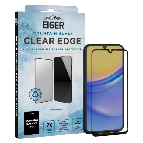 Ochranné sklo Eiger Mountain Glass CLEAR EDGE Screen Protector for Samsung A15 Eiger Glass